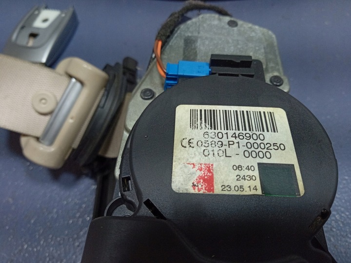 фото №5, Mercedes s клас w222 ремені безпеки перед лівий переднє 630146900