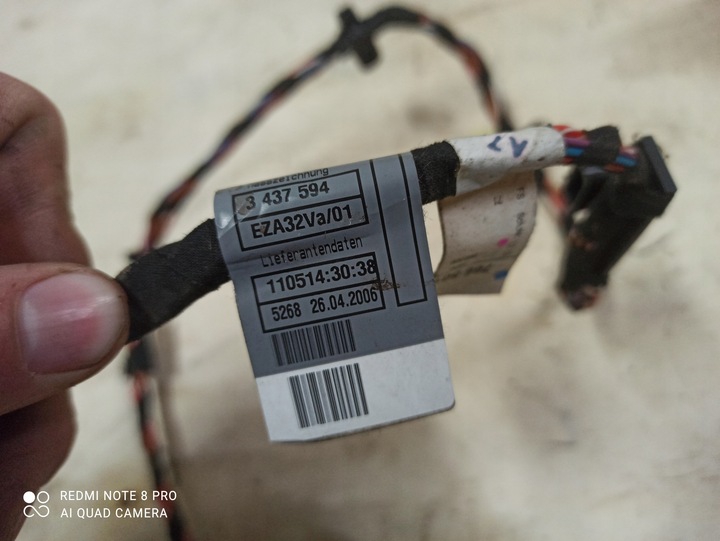 фото №5, Джгут установка 2.0 d m47 bmw x3 e83 3437594 3437580