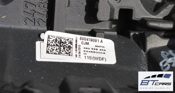 фото №10, Audi a3 q3 руль мульти 8v0419091a 8v 8v0 419 091 a cjm soul чёрный 8v04