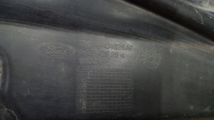 фото №8, Ford c-max панель под лобовым стеклом нижняя запчасть 3m51-ro1628af