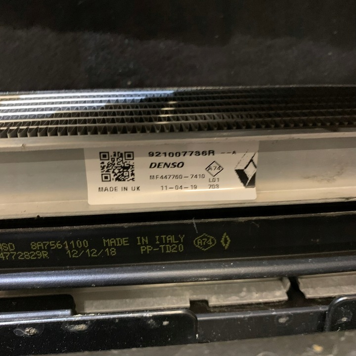 фото №6, Renault master iv z.e. e-tech радиатор 214816538r 921007736r 214103231r