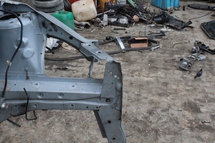 фото №12, Nissan micra k12 02-10 лонжерон левый перед