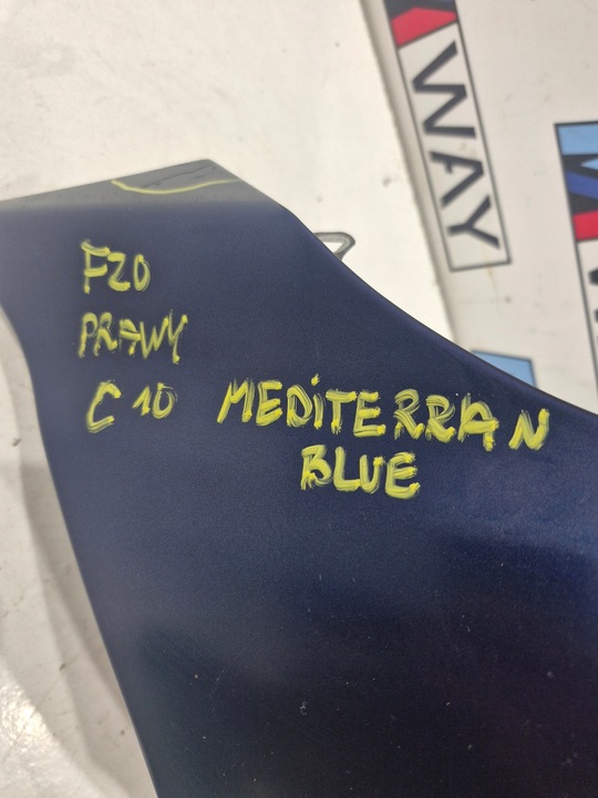 фото №11, Bmw f20 крило праві перед c10 mediterran блакитний
