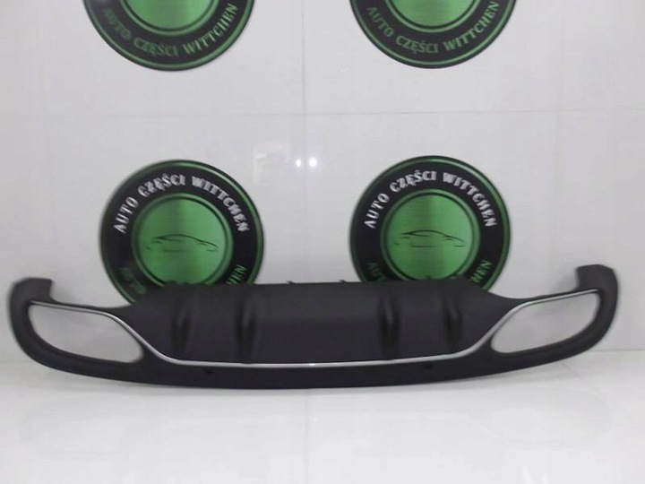 фото №1, Mercedes c-klasa w206 спойлер хром dokładke бампер зад