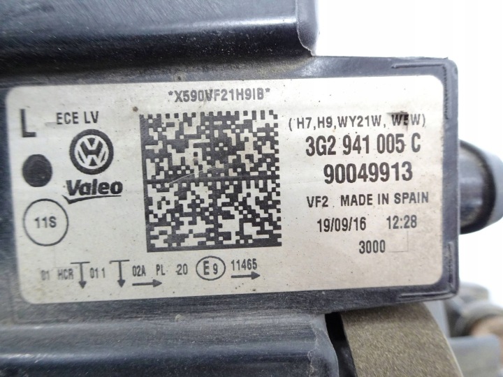 фото №11, Фара левые перед volkswagen passat b8 англичанин 3g2941005c