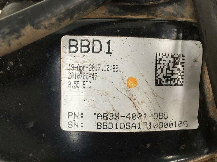 фото №7, Ford ranger iii 2018 міст зад підвішування вісь 3.7