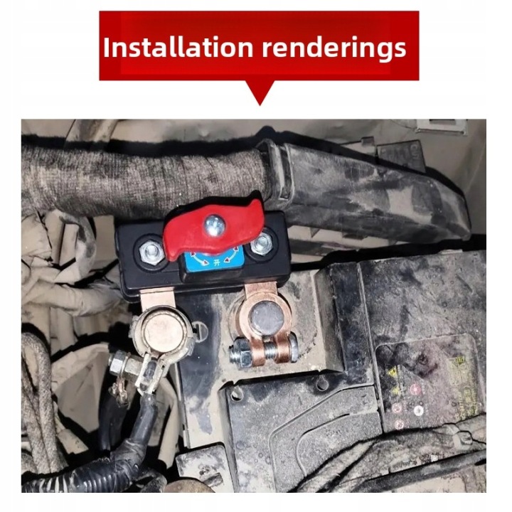 фото №9, Польская главный выключатель выключатель тока 12v 24v 48v hebel акумулятора клемма