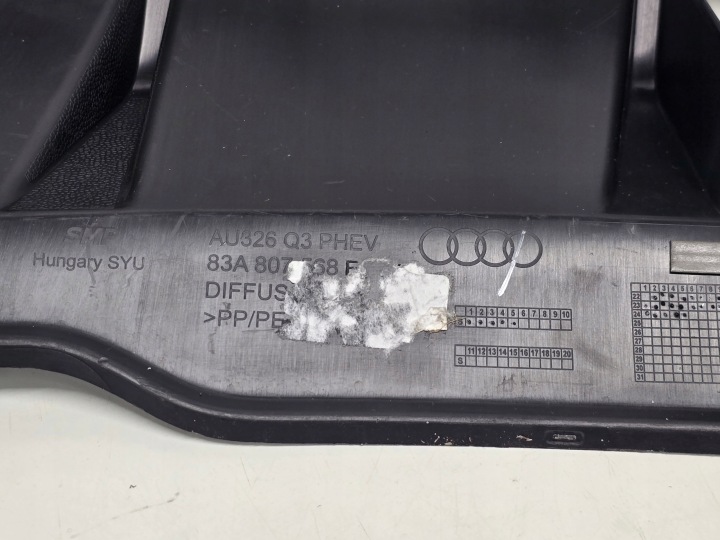 фото №11, Audi q3 2 спойлер накладка бампера зад 83a807568