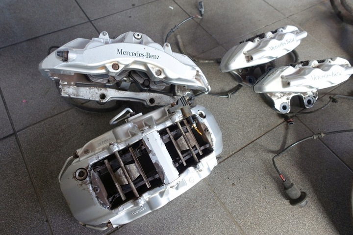 фото №9, Mercedes w220 w215 затискачі гальма диски 360mm v12 biturb s65 amg s55 cl55