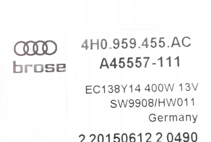 фото №8, Вентиляторы радиатор 4h0121003m audi a8 d4 4h