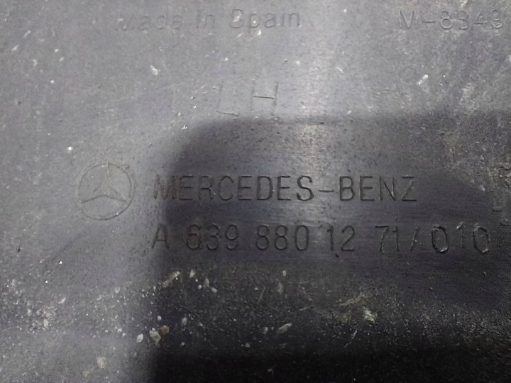 фото №8, Кутник бампера лівий зад mercedes vito 639 a6398801371