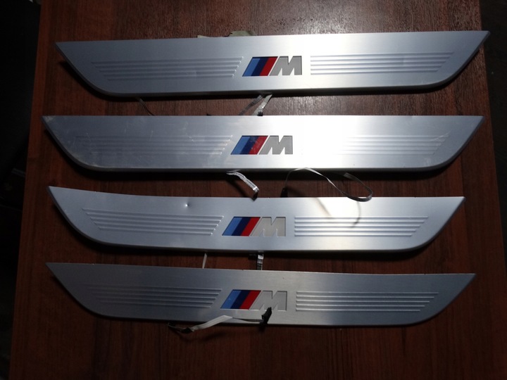 фото №1, Планки накладки пороговые led m-p bmw g11 1