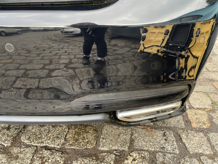 фото №6, Hyundai genesis g80 бампер заднє pdc колір yb6