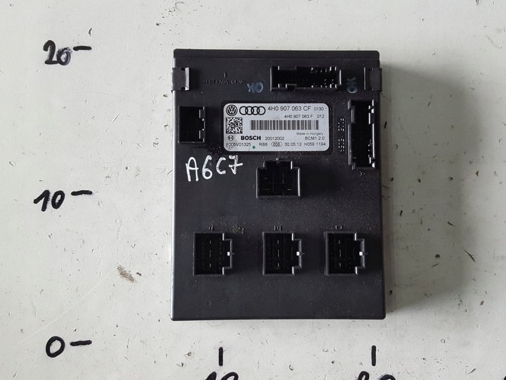 фото №1, Audi a6 c7 4g 10-14r модуль комфорту 4h0907063cf