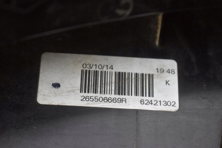 фото №8, Фара правая зад задняя uk 265506669r dacia sandero 2 ii 12-20