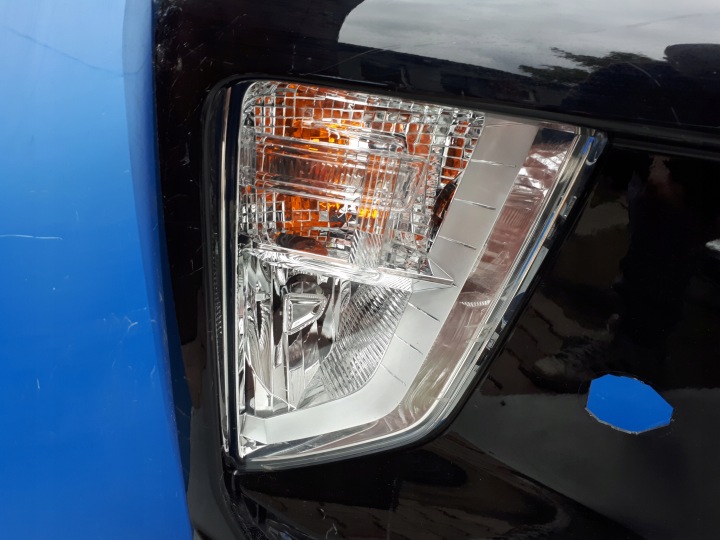 фото №12, Mitsubishi eclipse cross 17- 2017-2020 бампер перед решітка галоген накладка