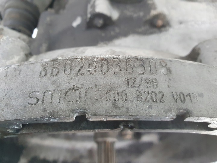 фото №10, Smart fortwo 600 0.6 t турбина коробка передач механическая 0003202v013 механическая коробка передач