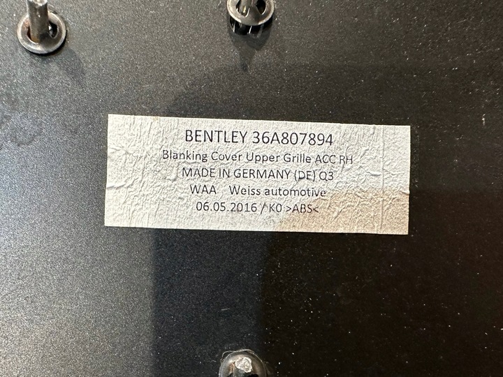фото №5, Bentley bentayga боковой решётка радиатора rh 36a807894 36a807682