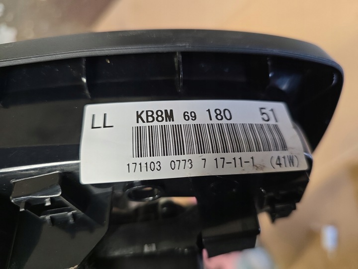 фото №7, Mazda cx5 ii 2 17- дзеркало ліві каркас зовнішні 9 pin kb8m6918051
