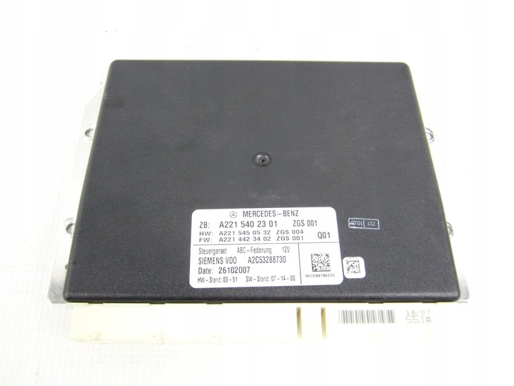 фото №1, Модуль блок керування підвішування abc mercedes w221