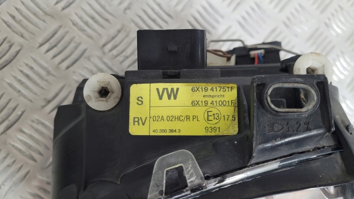 фото №9, Фара передняя vw lupo 6x 98-05 6x1941751f 6x1941752f оригинал европа