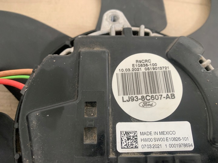 фото №13, Ford mustang mach-e rwd 21r вентилятор вентилятор радиатор оригинал