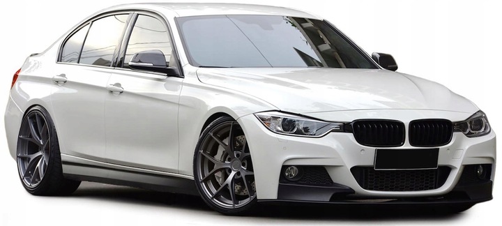 фото №8, Накладка pod бампер bmw f30 чёрный блеск spliter ze усиление abs !