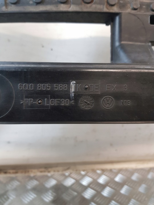 фото №10, Vw polo iv 9n 1.2b передня панель підсилювач лобове 6q0805588h