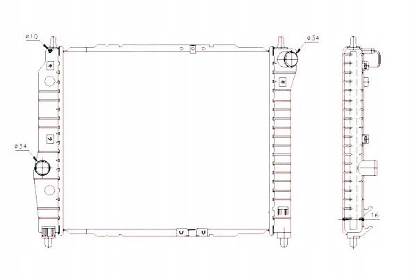 фото №1, Nrf радиаторов chevrolet aveao/kalos