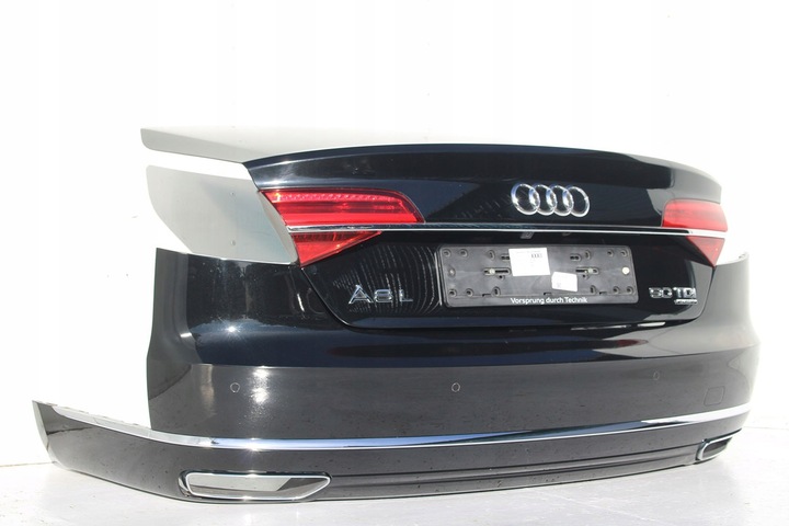фото №12, Audi a8 4h рестайлінг бампер + кришка багажника matrix лампа fl ly9t чорний 4h0945