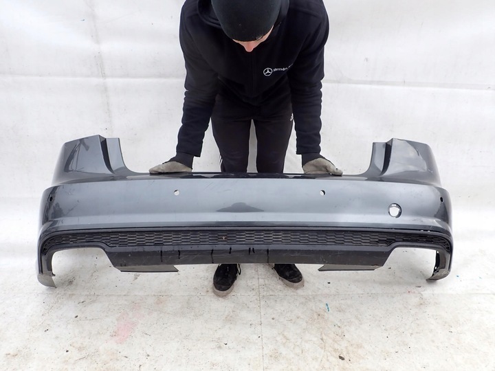 фото №15, Audi a6 c7 4g sedan s-line рестайлінг 14-18 бампер зад задній 4xpdc