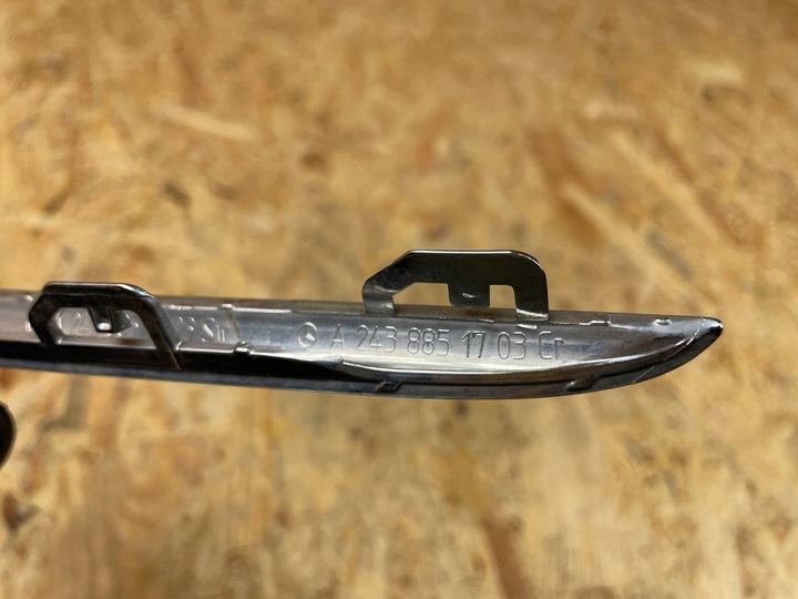 фото №10, Планка хром бампера передней перед правые mercedes eqa w243 a2438851703