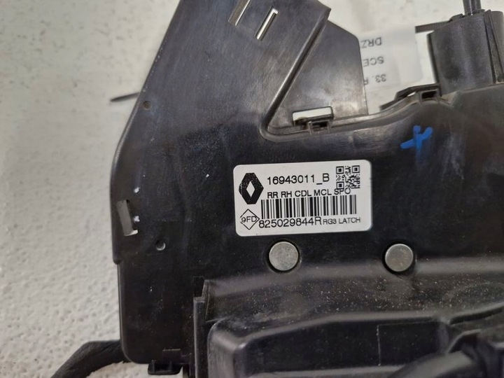 фото №10, Renault scenic iv 4 замок двері правий зад задній 4 pin 825029844r