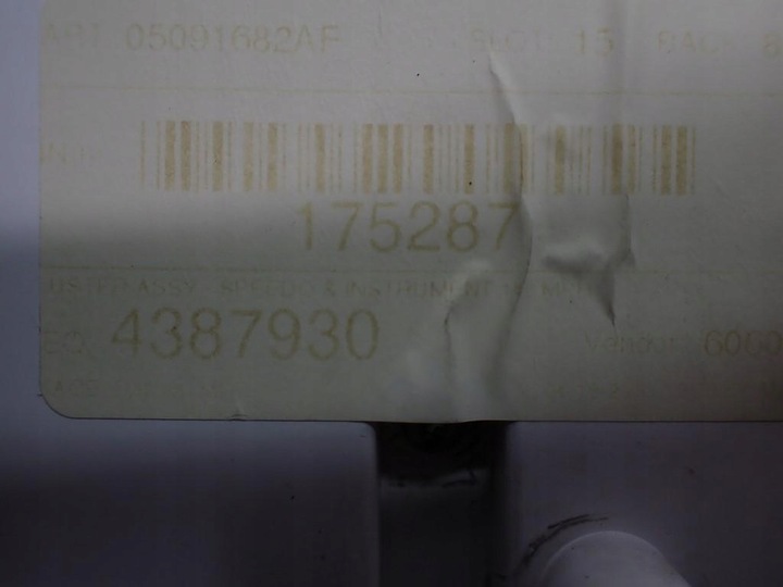 фото №8, Спидометр приборы европа рестайлинг jeep grand cherokee iv wk2 3.0 crd 13r