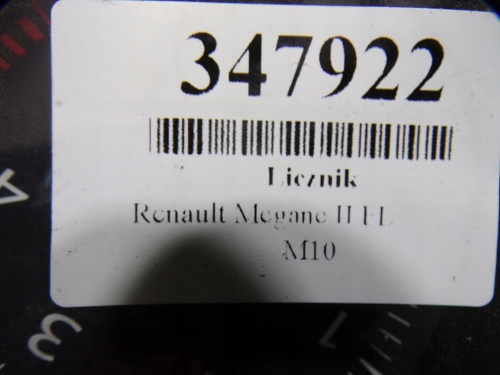 фото №8, Renault megane ii рестайлінг 1.9 dci спідометр  прилади спідометр 8200720305m