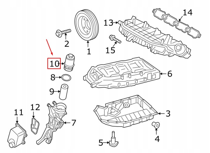 фото №8, Porsche macan 95b защита корпуса фильтра масла двигательный 95811540810