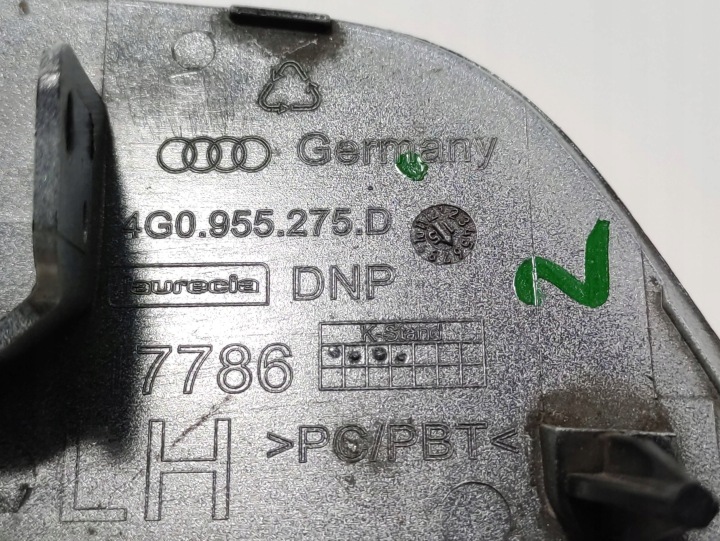 фото №9, Audi a6 c7 рестайлинг allroad заглушка омывателя лампы левые перед 4g0955275d