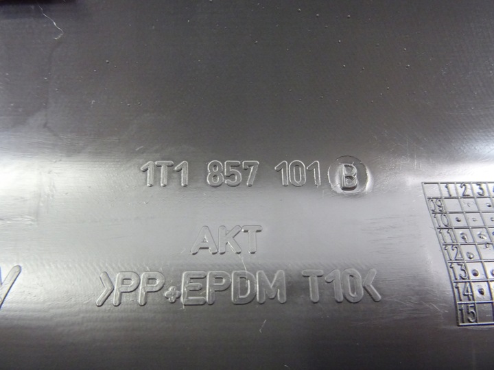 фото №13, Vw touran рестайлінг 1.6 tdi бардачок полиця пасажира 1t1857101b 1t1857097j