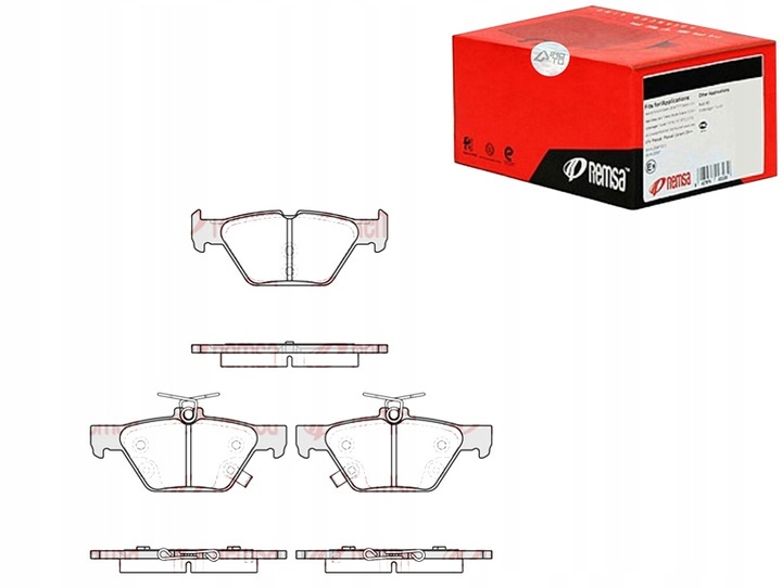 фото №1, Набор - комплект тормозные колодки тормозных remsa remsa