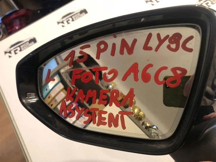 фото №9, Зеркало левая audi a6 c8 15 pin камера ly9t