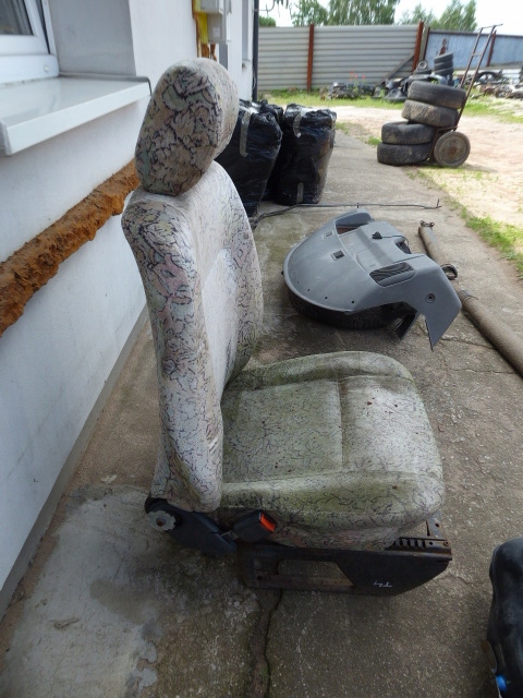 фото №7, Transporter t4 сиденье перед правый пассажира каркас сиденье спинка