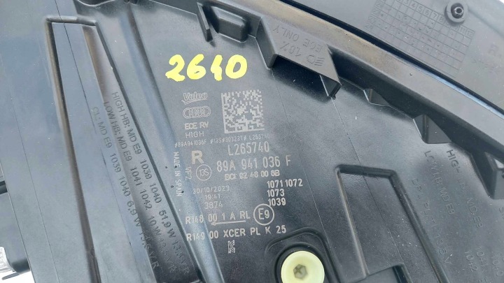 фото №11, Audi q4 e-tron 89a фара права перед передня повний led matrix нова oem номер 2640