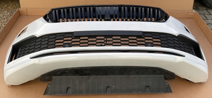 фото №7, Бампер skoda kodiaq спортлайн рестайлінг 2021-2024 w колір ls9r pdcx4 ідеал kpl