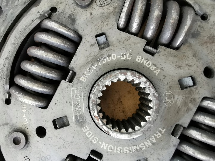 фото №5, Ford transit mk8 custom 2.2 колесо двухмассовый диск прижим сцепления сцепление