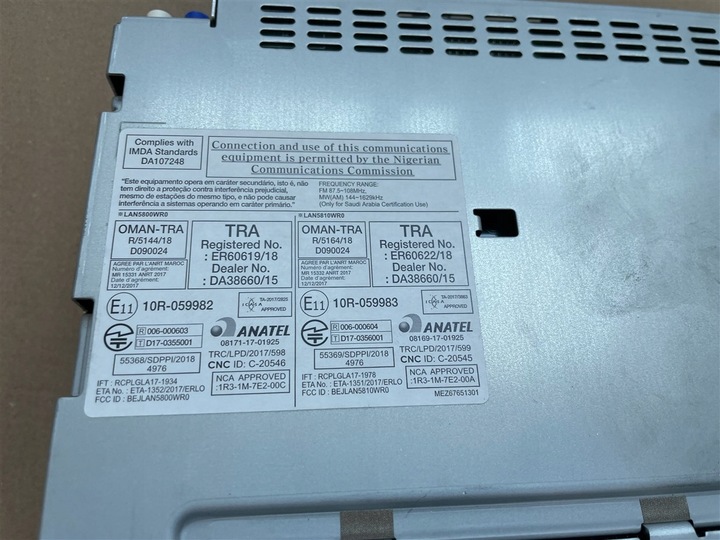 фото №9, Радіо навігація навігація екран дисплей opel movano b рестайлінг 19-21 281155201r