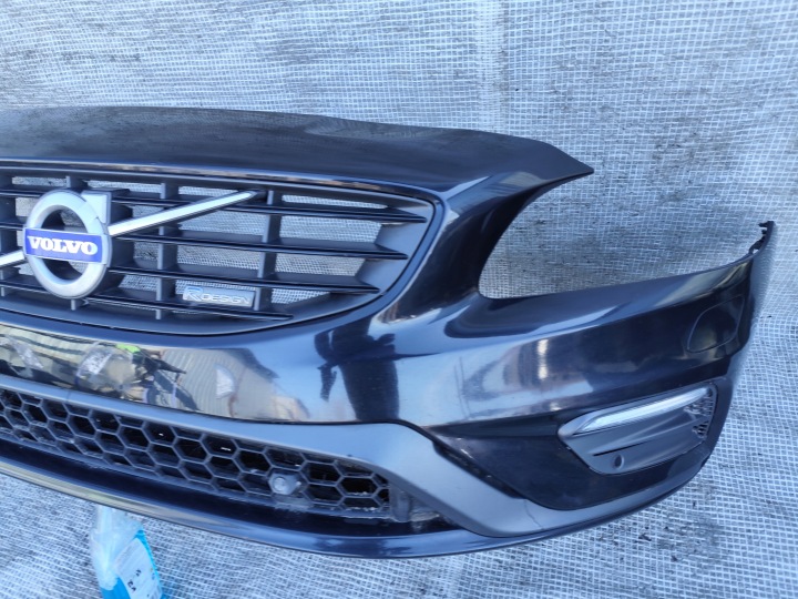 фото №9, Volvo s60 ii v60 рестайлінг 13-18 r-design бампер передній перед комплектний 452
