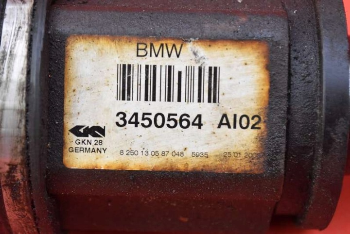 фото №9, Піввісь права перед механічна коробка передач 3450564 bmw x3 e83 2.5i 218 km рестайлінг 06-10