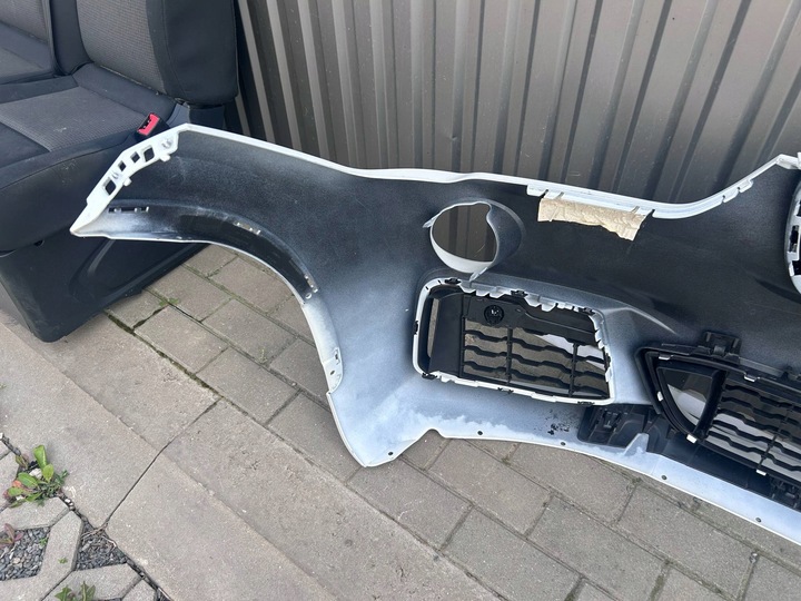 фото №8, Bmw x1 f48 бампер перед переднее комплектный хороший альпийский белый 300 м-пакет