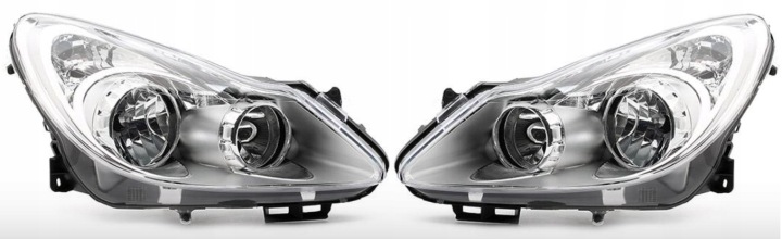 фото №1, Opel corsa d комплект фары лампы передние