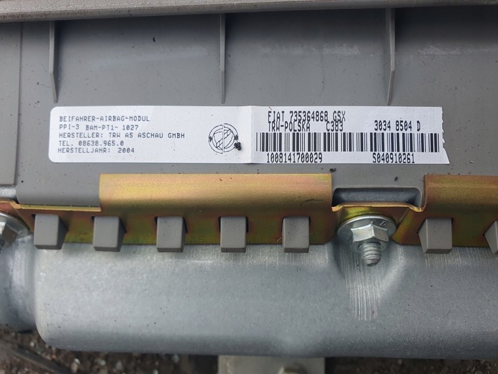 фото №10, Механізм двірник перед переднє fiat panda ii 2002r